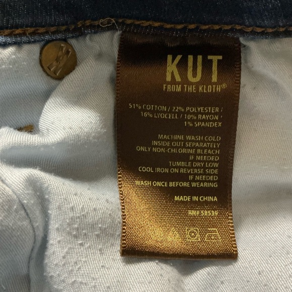Kut from the Kloth High Rise Skinny Jeans Size 10 - Picture 5 of 16